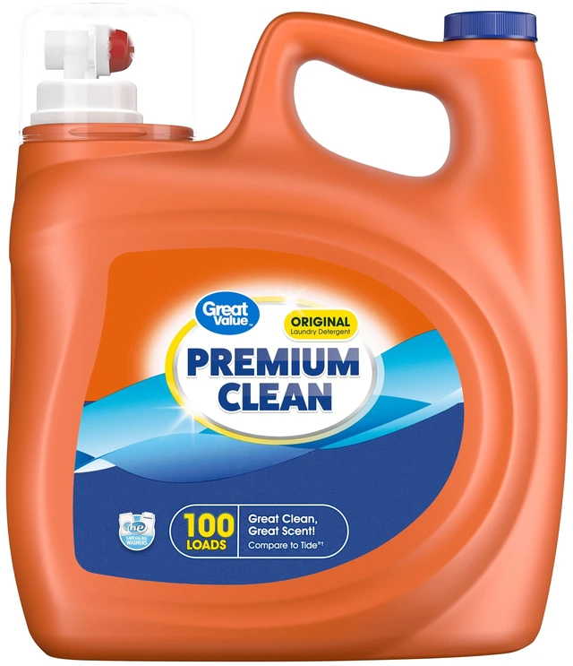 Main image of Great Value Premium Clean Original Laundry Detergent, 132 fl oz, 100 Loads