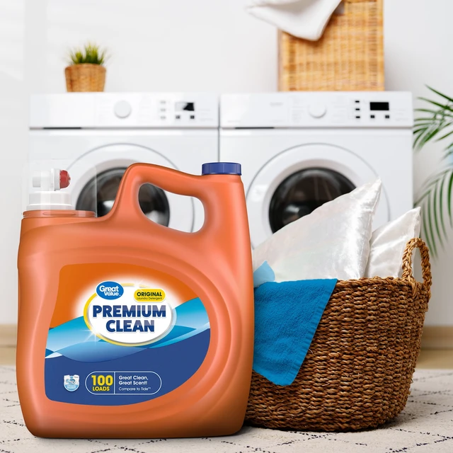 Alt view image 6 of 6 - Great Value Premium Clean Original Laundry Detergent, 132 fl oz, 100 Loads