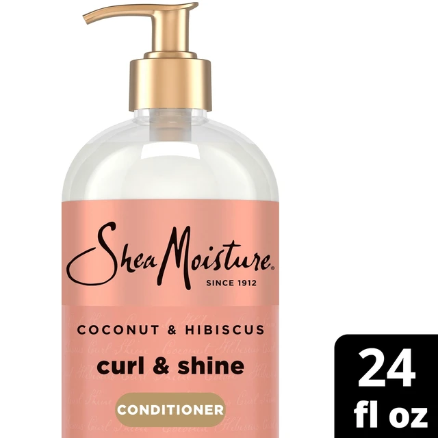 Alt view image 5 of 6 - SheaMoisture Curl & Shine Conditioner Coconut & Hibiscus for Thick Curly Hair, Moisturize & Soften, 24 fl oz