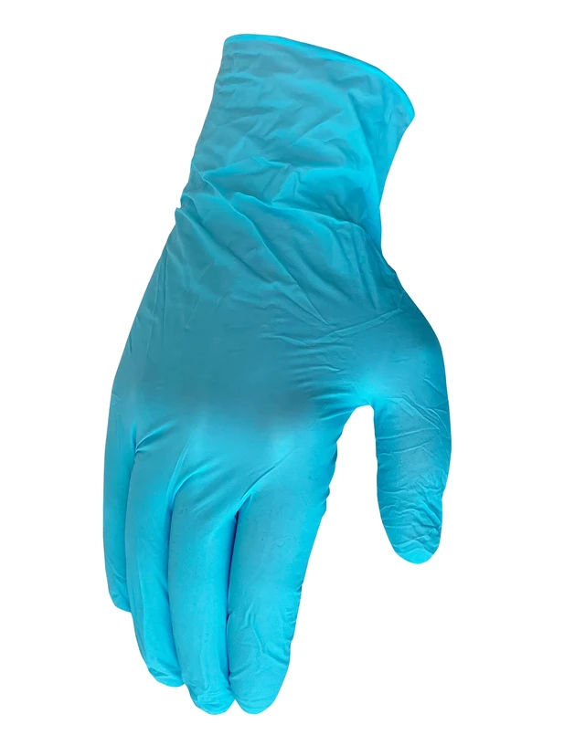 Alt view image 5 of 6 - AWP Pro Nitrile Gloves, Latex-Free, Disposable, Unisex, Blue, 50 Count