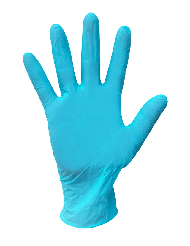 Alt view image 3 of 6 - AWP Pro Nitrile Gloves, Latex-Free, Disposable, Unisex, Blue, 50 Count