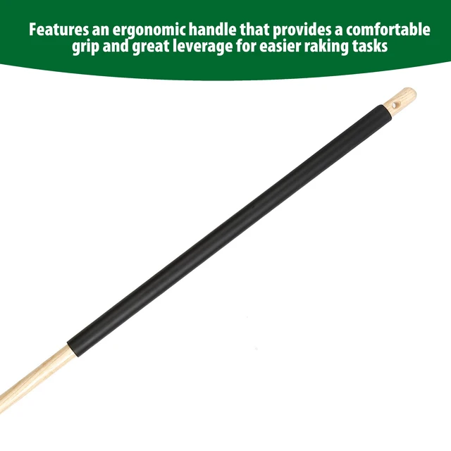 Alt view image 2 of 6 - Expert Gardener 30 in Wood and Poly Leaf Rake