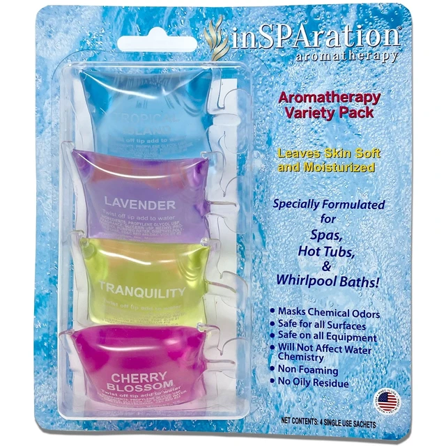 Alt view image 2 of 2 - InSPAration Spa & Bath Aromatherapy Liquid Variety Pack, 3 Pack, 4 Scents, 4 oz Each