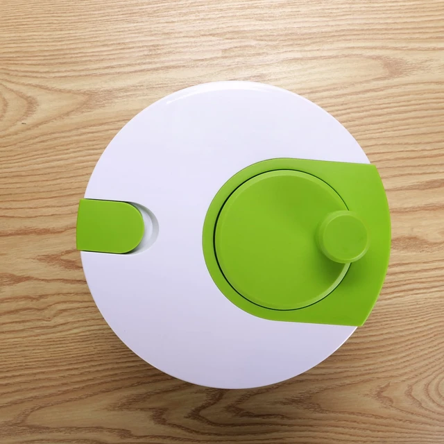 Alt view image 5 of 7 - Mainstays 4qt Salad Spinner Vegetable Dryer, BPA-Free, Green