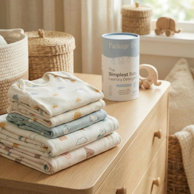 Alt view image 6 of 6 - Package Free Simplest Unscented Baby Laundry Detergent Powder, 100 Loads