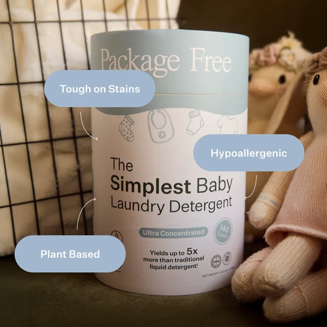 Alt view image 2 of 6 - Package Free Simplest Unscented Baby Laundry Detergent Powder, 100 Loads