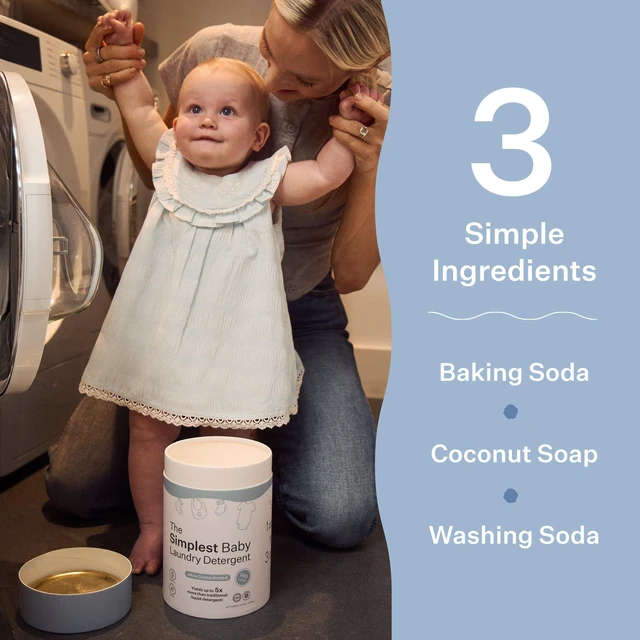 Alt view image 3 of 6 - Package Free Simplest Unscented Baby Laundry Detergent Powder, 100 Loads