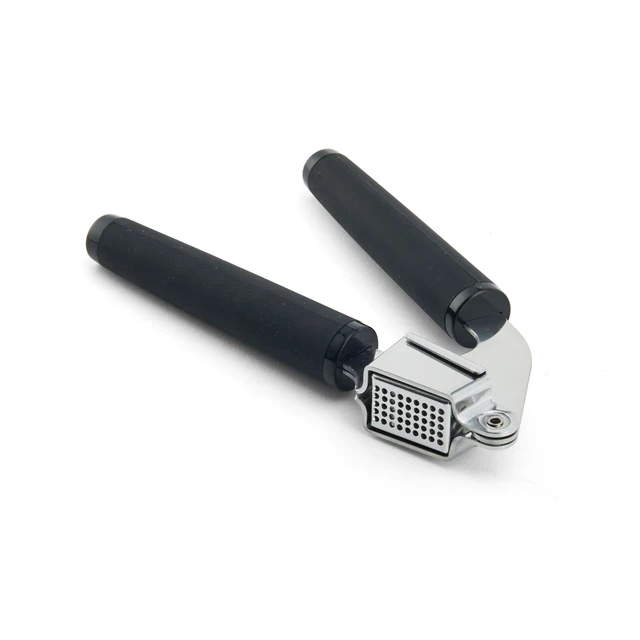 Alt view image 4 of 7 - Kitchenaid Stainless Steel Garlic Press, 0.58lb, Black Rubber Handle