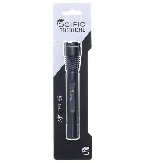 Alt view image 2 of 3 - Scipio S3201D 6-Inch Tactical Flashlight, 180 Lumens, Lightweight, Adjustable Beam