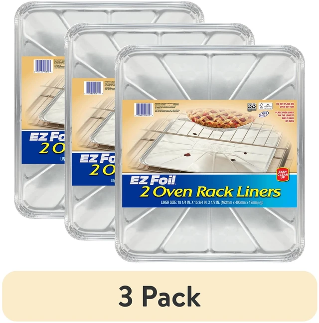 Main image of EZ Foil Disposable Oven Liner Trays, 18.25 x 15.75 in, 2 Count (Pack of 3)