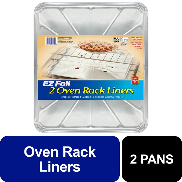 Alt view image 4 of 5 - EZ Foil Disposable Oven Liner Trays, 18.25 x 15.75 in, 2 Count (Pack of 3)