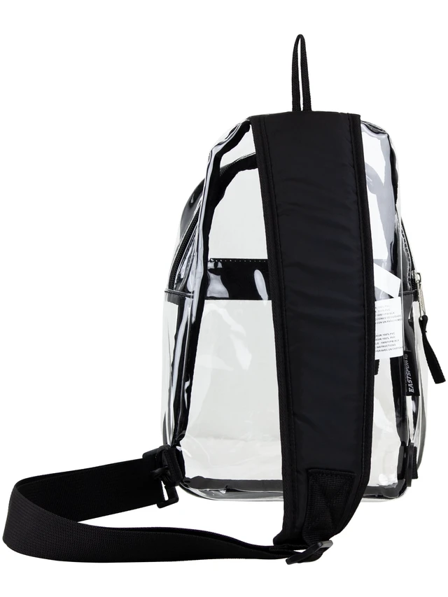 Alt view image 2 of 6 - Eastsport Unisex Clear Sling Stadium Approved Bag, Black Trim