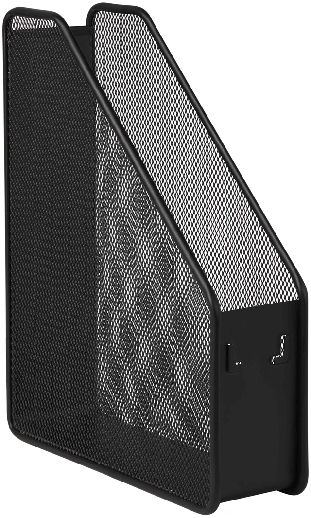 Main image of Pen+Gear Metal Mesh Magazine File Holder, Black, 1 Compartment