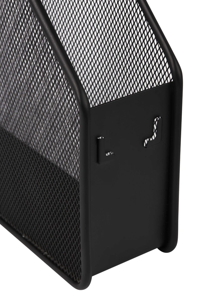 Alt view image 5 of 6 - Pen+Gear Metal Mesh Magazine File Holder, Black, 1 Compartment