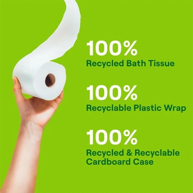 Alt view image 3 of 7 - Seventh Generation 100% Recycled Paper Toilet Paper, 12 Rolls