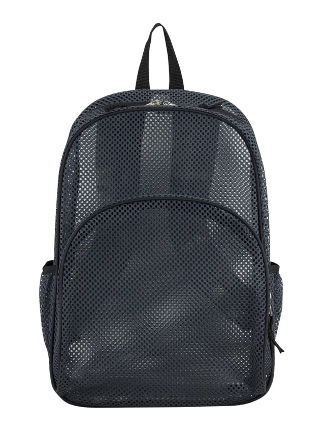 Alt view image 6 of 6 - Eastsport Mesh Backpack with Adjustable Padded Shoulder Straps, Graphite/Camo