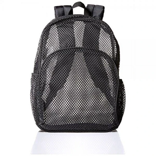 Main image of Eastsport Mesh Backpack, Black, Adjustable Padded Shoulder Straps