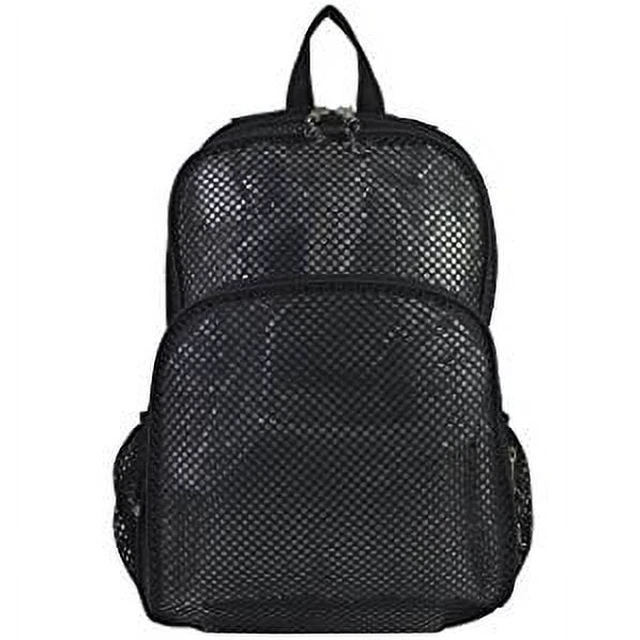Alt view image 3 of 4 - Eastsport Mesh Backpack, Black, Adjustable Padded Shoulder Straps