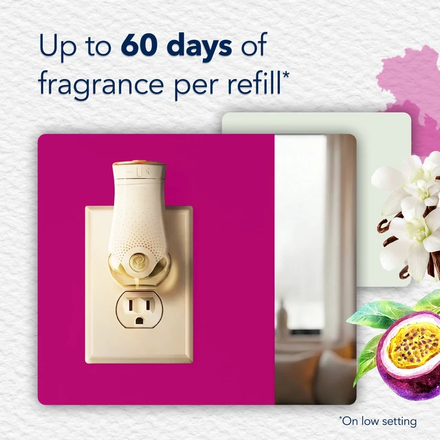 Alt view image 5 of 5 - Glade PlugIns Scented Oil Refills, Vanilla Passion Fruit, 5 Count, 3.35 fl oz