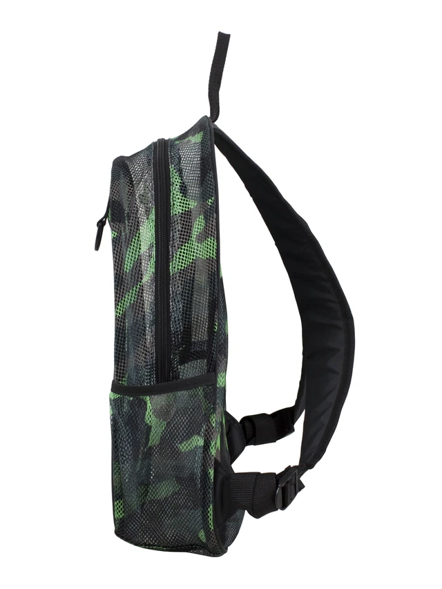 Alt view image 2 of 6 - Eastsport Unisex Active Lifestyle Mesh Backpack, Camo