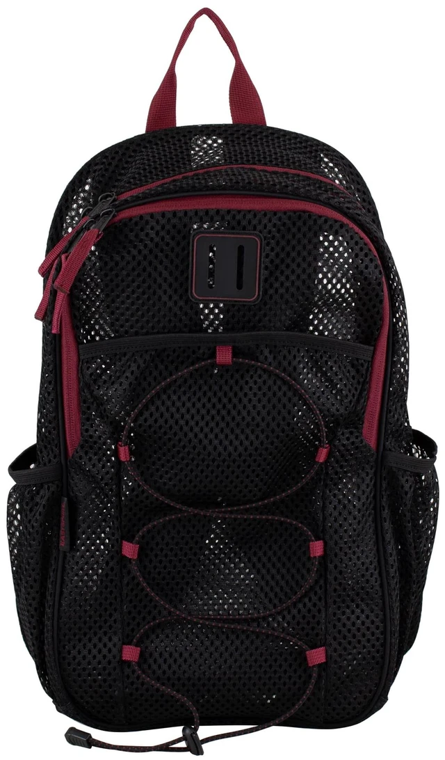 Main image of Eastsport Magna Pro 17" Mesh Backpack, Unisex, Black/Tibetan Red