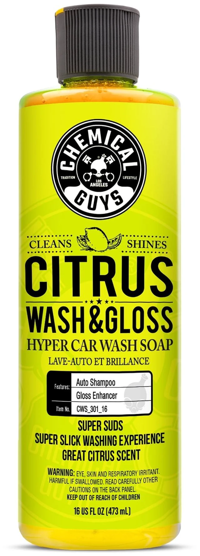 Main image of Chemical Guys Citrus Wash & Gloss Concentrated Car Wash 16oz