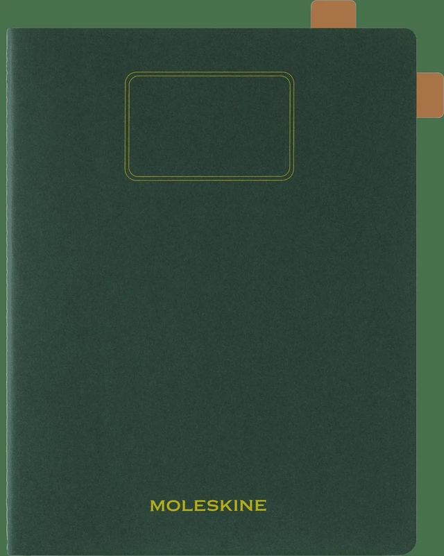 Alt view image 3 of 6 - Moleskine Student Cahier Journal XXL (8.5" x 11") Soft Cover Plain Myrtle Green
