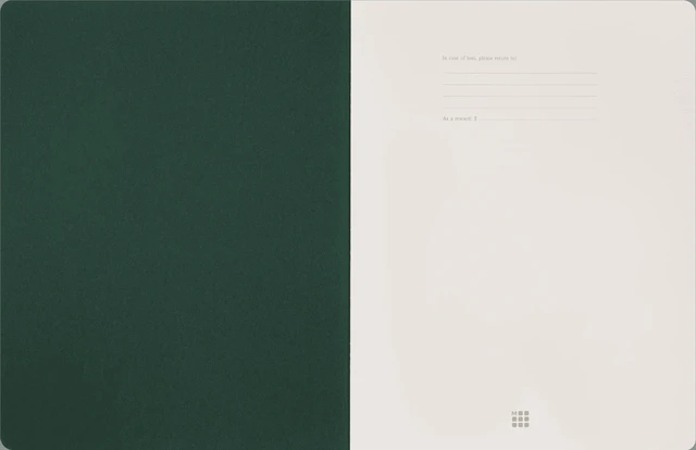 Alt view image 4 of 6 - Moleskine Student Cahier Journal XXL (8.5" x 11") Soft Cover Plain Myrtle Green