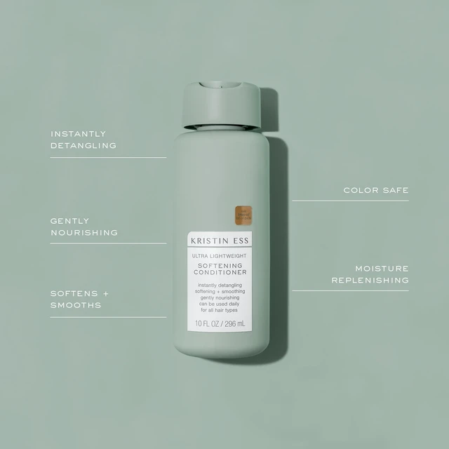 Alt view image 3 of 6 - Kristin Ess Ultra Lightweight Softening Conditioner, 10oz, Restores Moistures