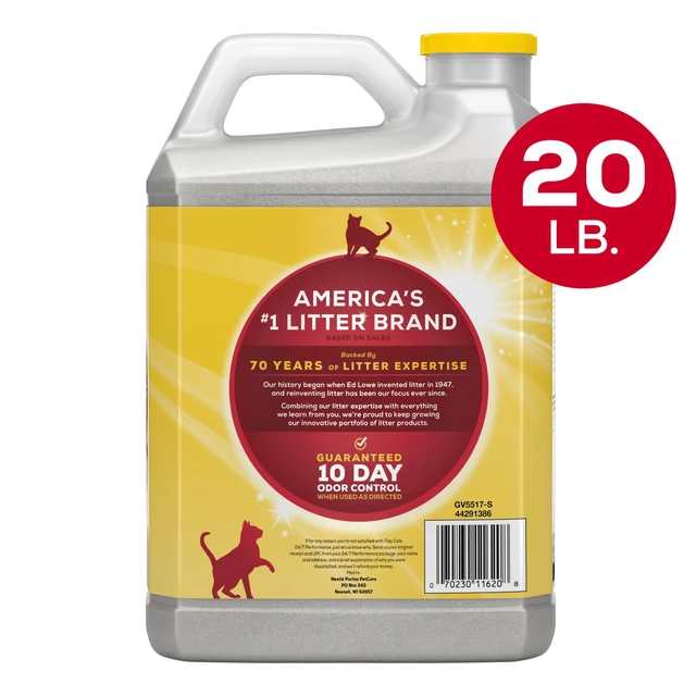 Alt view image 5 of 6 - Purina Tidy Cats 24/7 Performance Clumping Cat Litter, Clean Linen Scent, 20lb Jug