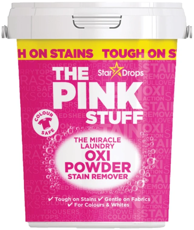 Main image of The Pink Stuff Miracle Laundry Oxi Powder Stain Remover for Colors, 1kg