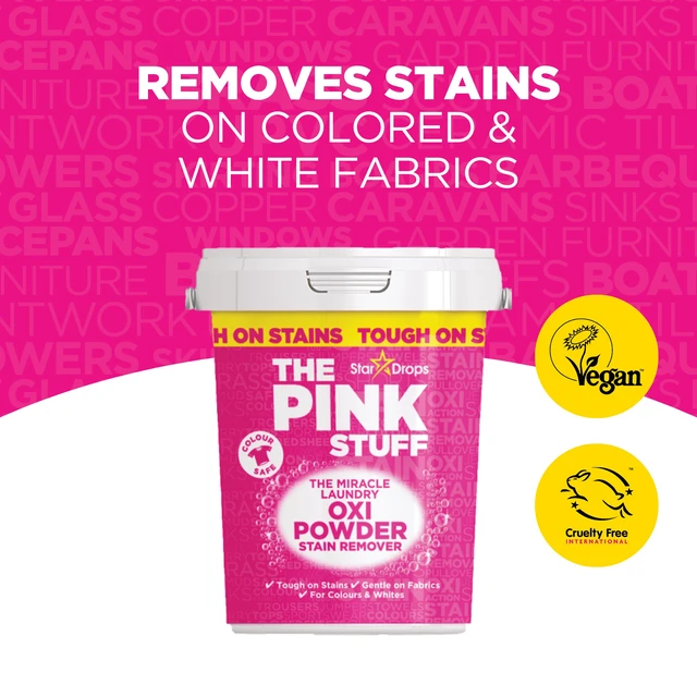 Alt view image 3 of 5 - The Pink Stuff Miracle Laundry Oxi Powder Stain Remover for Colors, 1kg