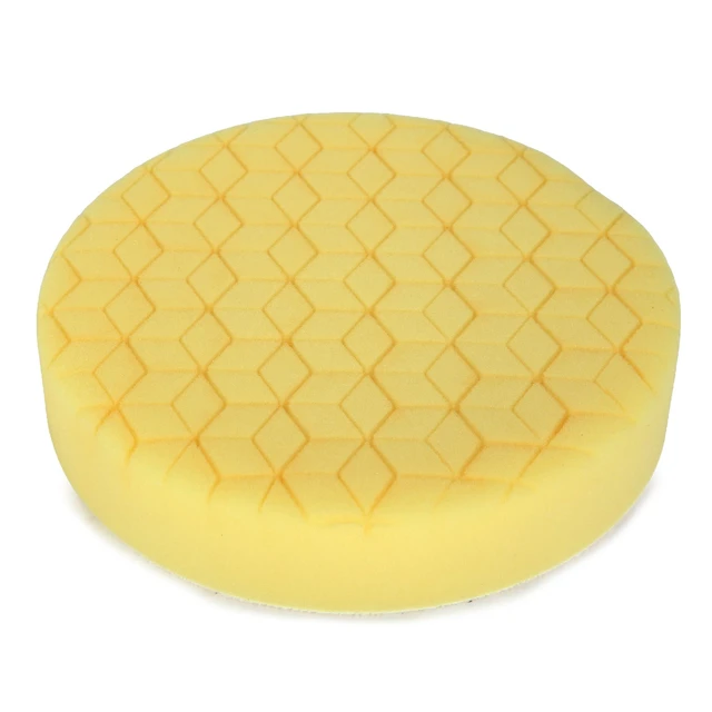 Alt view image 3 of 4 - WEN 5-Inch Medium-Grit Diamond-Cut Foam Polishing Pads for Light Polishing (3-Pack)