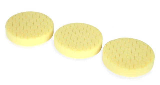 Alt view image 4 of 4 - WEN 5-Inch Medium-Grit Diamond-Cut Foam Polishing Pads for Light Polishing (3-Pack)