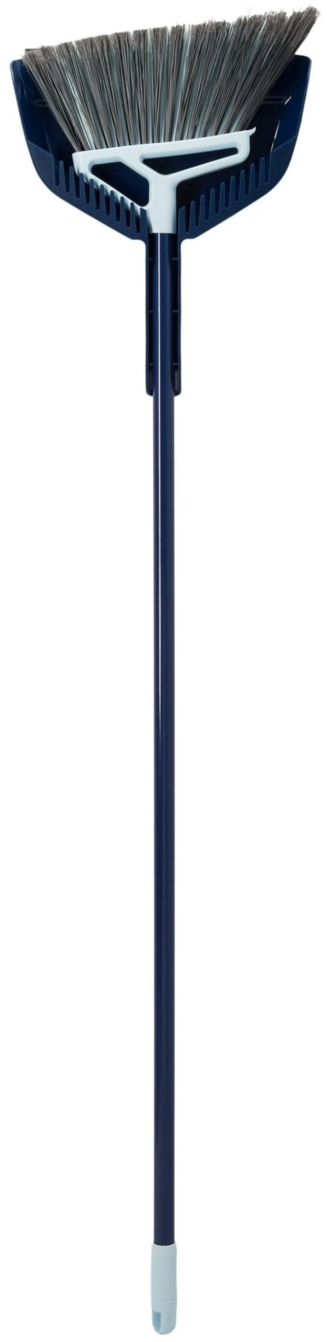 Main image of Casabella Power Core Broom, 11-Inch Brush Width, with Dustpan, Integrated Scraper and Rubber Lip, 53-Inch Length