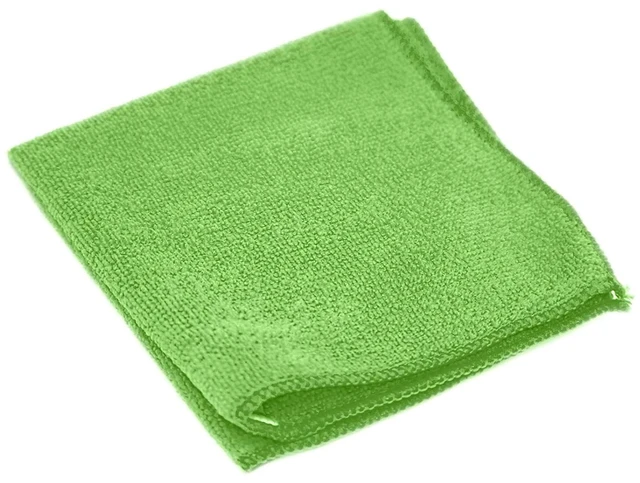Alt view image 2 of 4 - Etienne Alair Super Soft Microfiber Cleaning Cloths 12x12Inches, Set of 12, Green