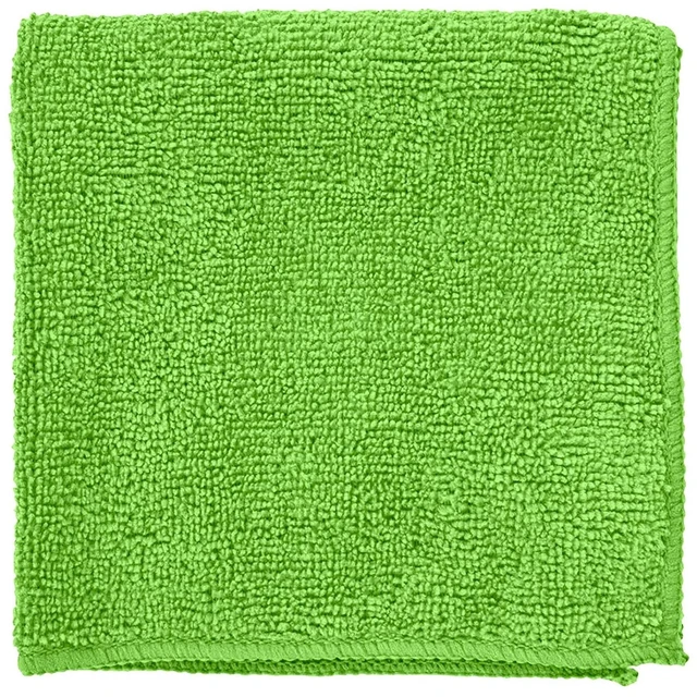 Alt view image 3 of 4 - Etienne Alair Super Soft Microfiber Cleaning Cloths 12x12Inches, Set of 12, Green