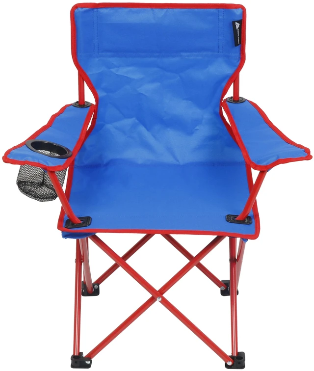 Main image of Ozark Trail Kids Quad Camp Chair with Cupholder, Blue