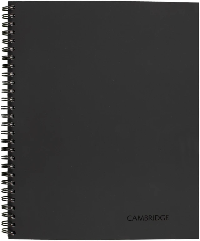 Main image of Cambridge Wirebound Legal Ruled Notebook, 80 Sheets, 8.25" x 11", Gray