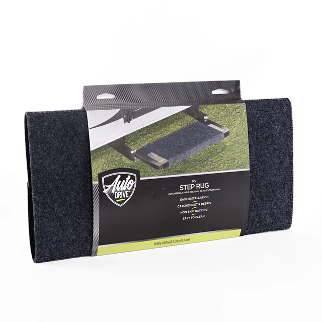 Alt view image 3 of 4 - Auto Drive RV Step Mat 18"x18" Gray