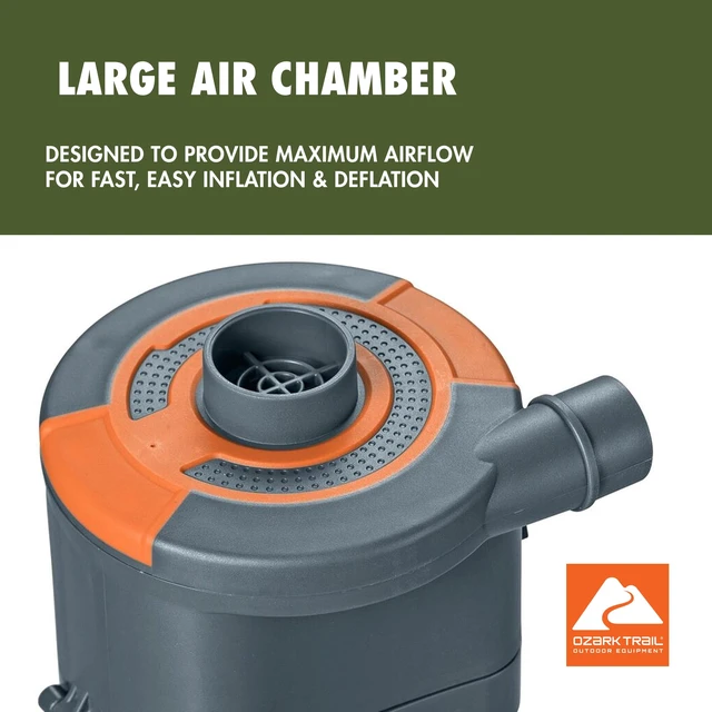 Alt view image 3 of 6 - Ozark Trail D Cell Battery-Powered Electric Air Pump