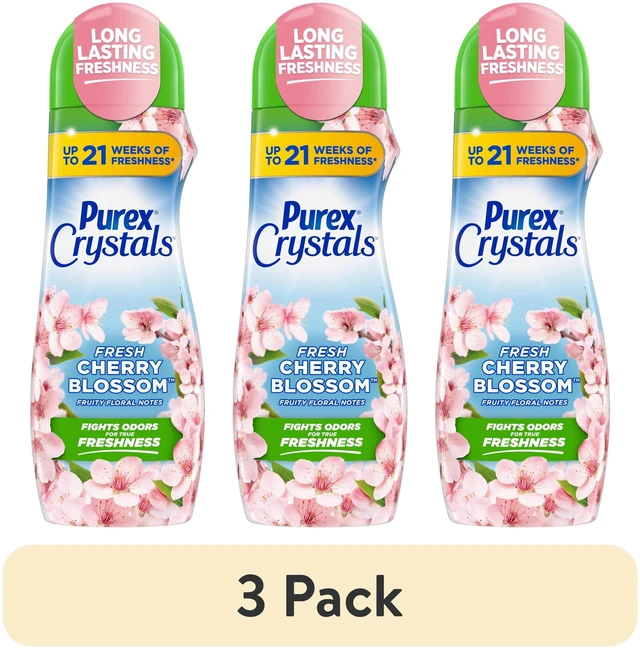Main image of Purex Crystals Scent Booster Fresh Cherry Blossom, 21oz, 3-Pack