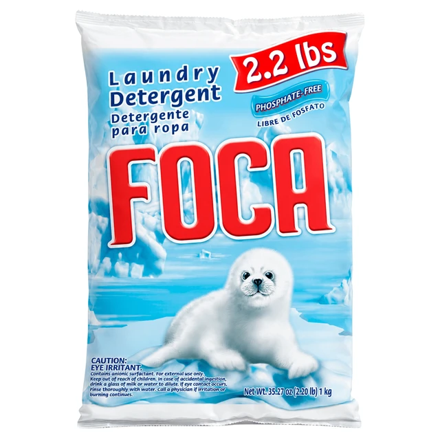 Alt view image 7 of 7 - Foca Enzyme Formula Laundry Detergent Powder, 4-Pack, 2.20lbs, for Tough Stains