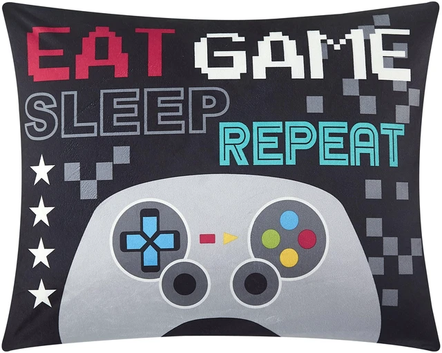 Main image of Your Zone Gamer Bed Pillow, 20 x 26 Inches, Soft Mink