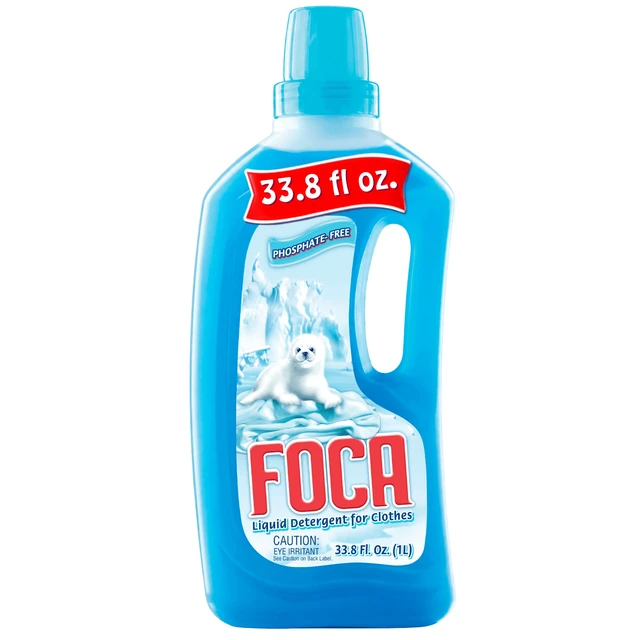 Alt view image 6 of 7 - Foca Liquid Laundry Detergent, Enzyme Formula, for Tough Stains, 33.8 fl oz (4 Pack)