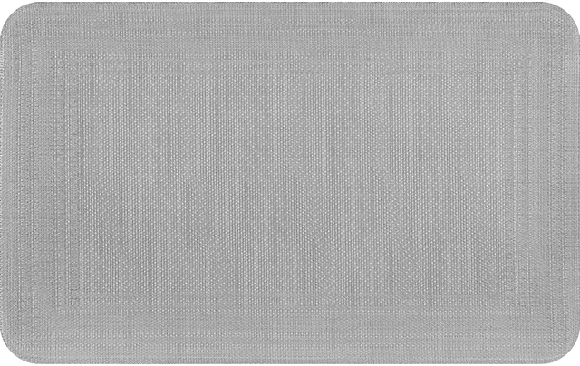 Alt view image 4 of 7 - Mainstays Dcor Frame Woven Kitchen Mat, Gray, 20in x 32in