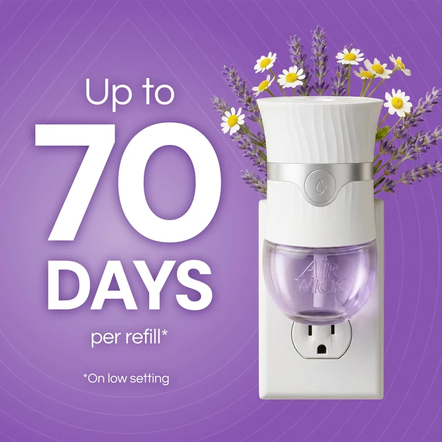 Alt view image 4 of 6 - Air Wick Plug-In Scented Oil Warmer Refills, Lavender & Chamomile, 4 Count