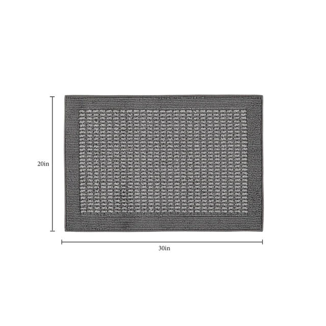 Alt view image 4 of 6 - Mainstays Faux Sisal Olefin Gray Border Indoor Accent Rug, 1 ft 8 in x 2 ft 6 in