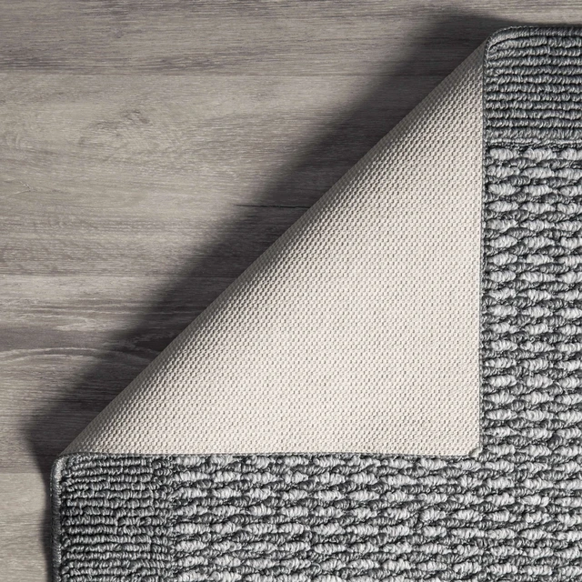 Alt view image 6 of 6 - Mainstays Faux Sisal Olefin Gray Border Indoor Accent Rug, 1 ft 8 in x 2 ft 6 in