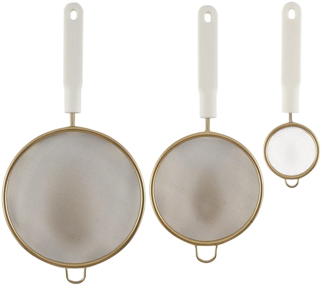 Main image of Cook with Color Stainless Steel Kitchen Skimmer Set, 3-Piece